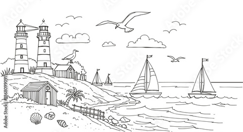 Hand drawn brush arrow direction icon set, Hand drawn fast food sushi dessert icon set.
