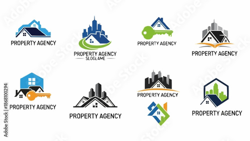 Collection of Real Estate and Property Agency Logo Designs.