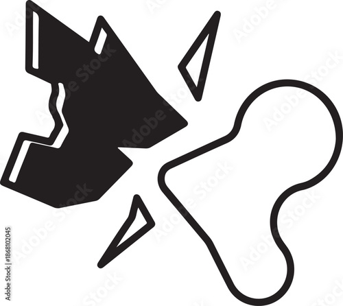 black and white arrow symbol on abstract vector background with hand drawn cartoon love style icon illustration