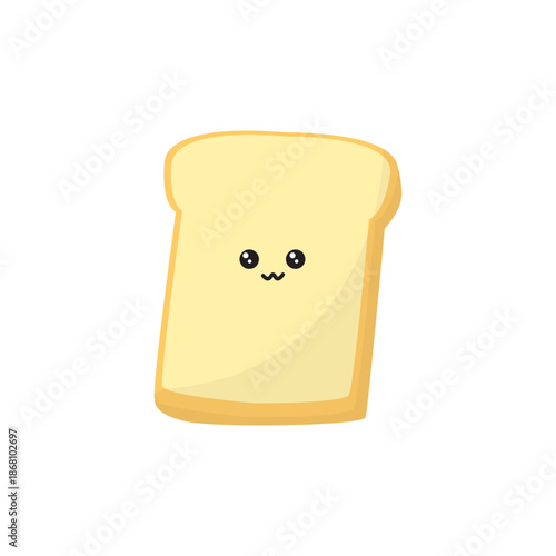 Cute Kawaii Bread Slice