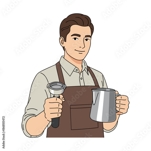 Professional Bartender Serving Drinks