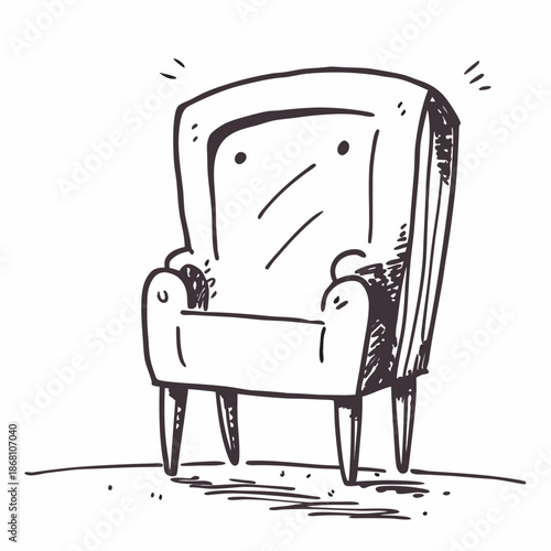 Whimsical chair with personality