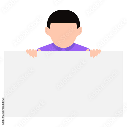 People Peeping Illustration