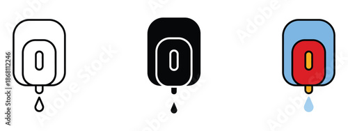 Electrical soap box icon vector. hygiene and cleanliness symbol. vector illustration.