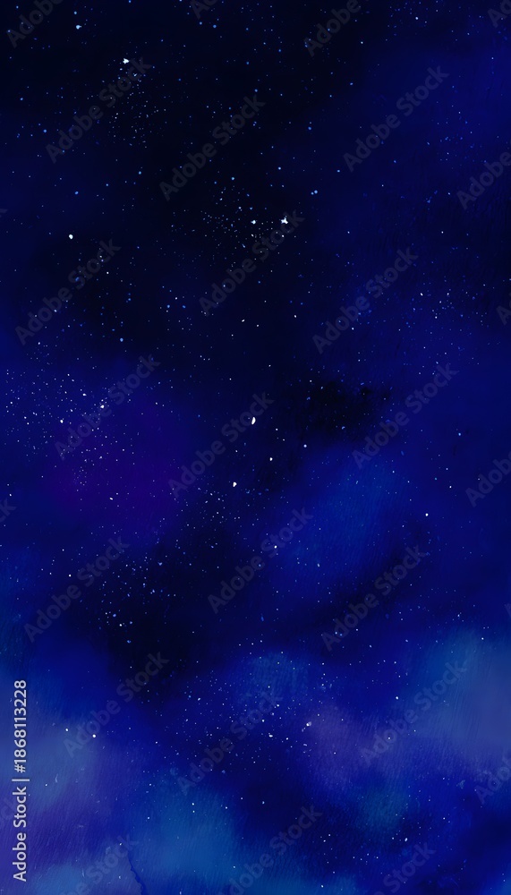 Obraz premium Mystical watercolor galaxy illustration evokes cosmic wonder perfect for universe themed designs