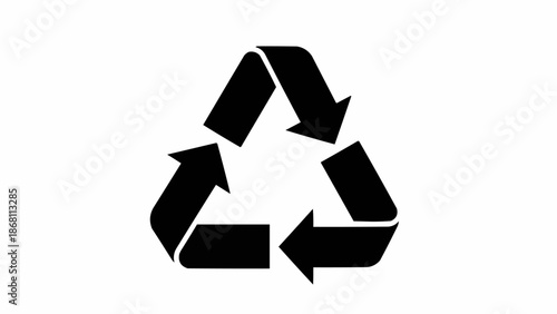 Recycling Symbol - A Universal Sign for Environmental Responsibility and Sustainability.