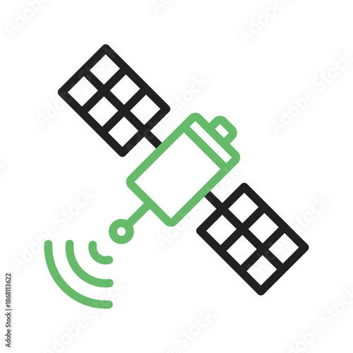 Satellite icon vector image. Suitable for mobile apps, web apps and print media.