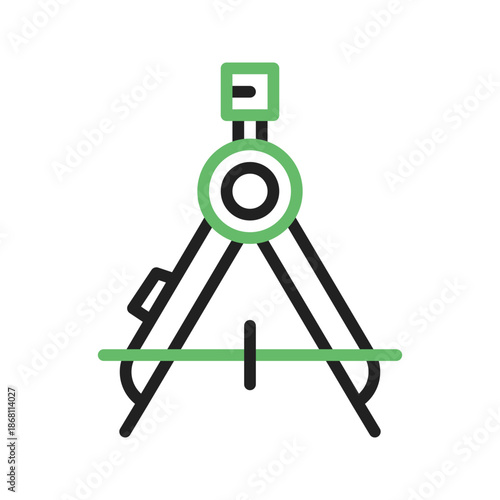 Compass icon vector image. Suitable for mobile apps, web apps and print media.