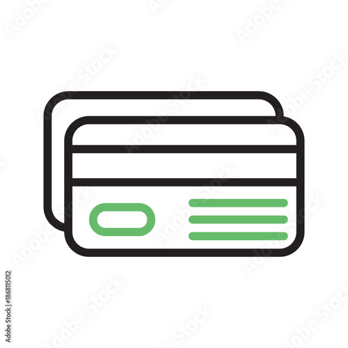 Using Credit Card icon vector image. Suitable for mobile apps, web apps and print media.