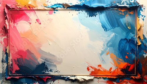 abstract watercolor background with watercolor splashes
