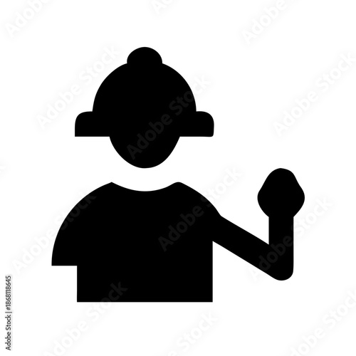 Person holding microphone