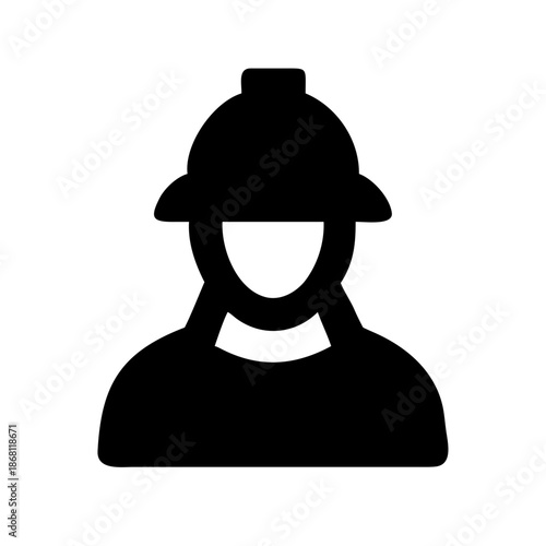 Silhouette of a person in a hat