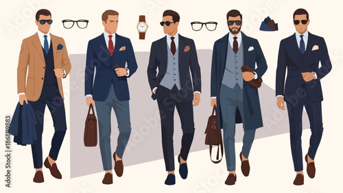 Stylish Mens Fashion - A Collection of Elegant Outfits and Accessories.