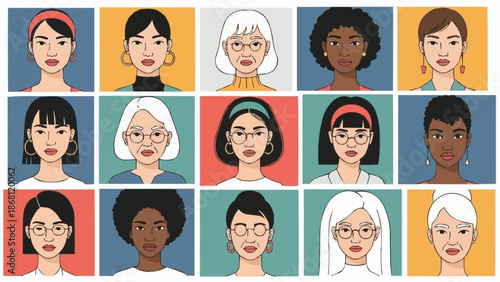 Diverse Women - A Portrait of Unity and Individuality.