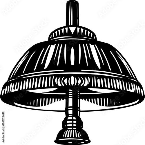Intricate ceiling lamp