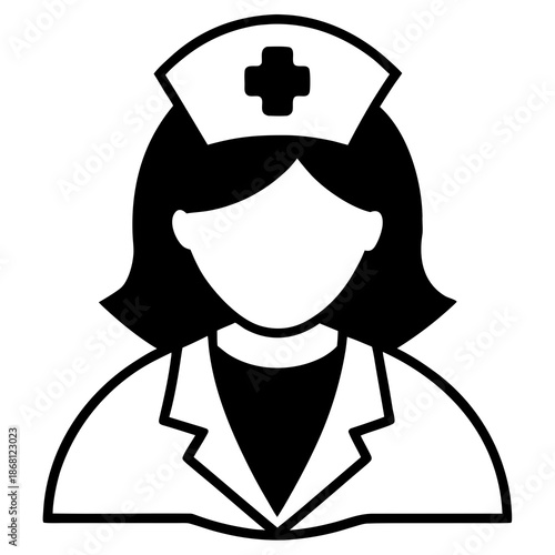 Professional nurse portrait