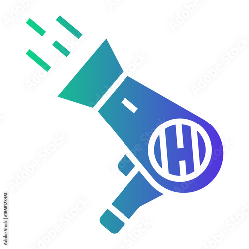 beauty salon Gradient icon