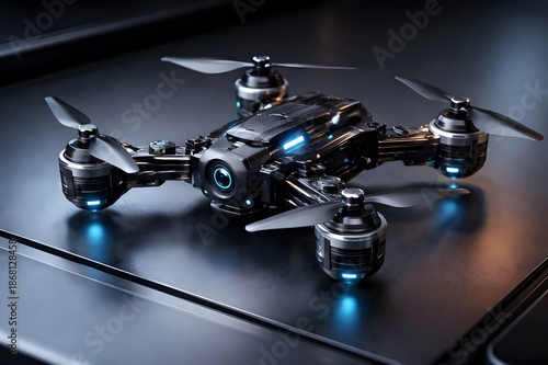 Ultra-Compact Futuristic Drone | Advanced Micro UAV Technology Showcase