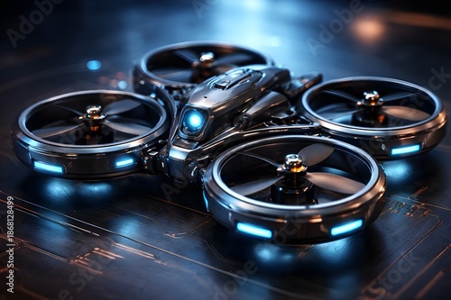 Futuristic Advanced Tiny Drone | High-Tech Micro UAV Cinematic Showcase