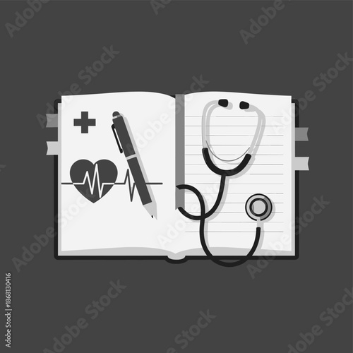 A minimalist illustration of a digital screen on a dark background, conveying modernity and technology.