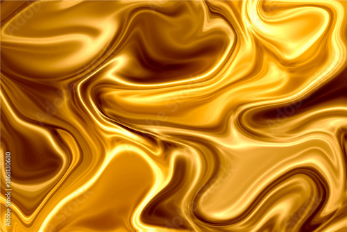 Abstract background elegant silk texture satin luxury gold cloth wavy folds. Vector templates collection for brochures, posters, banners, flyers and cards etc