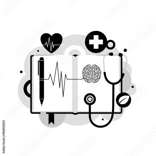 A minimalist illustration of a frame on a white background, conveying simplicity and modernity for design or advertising use.