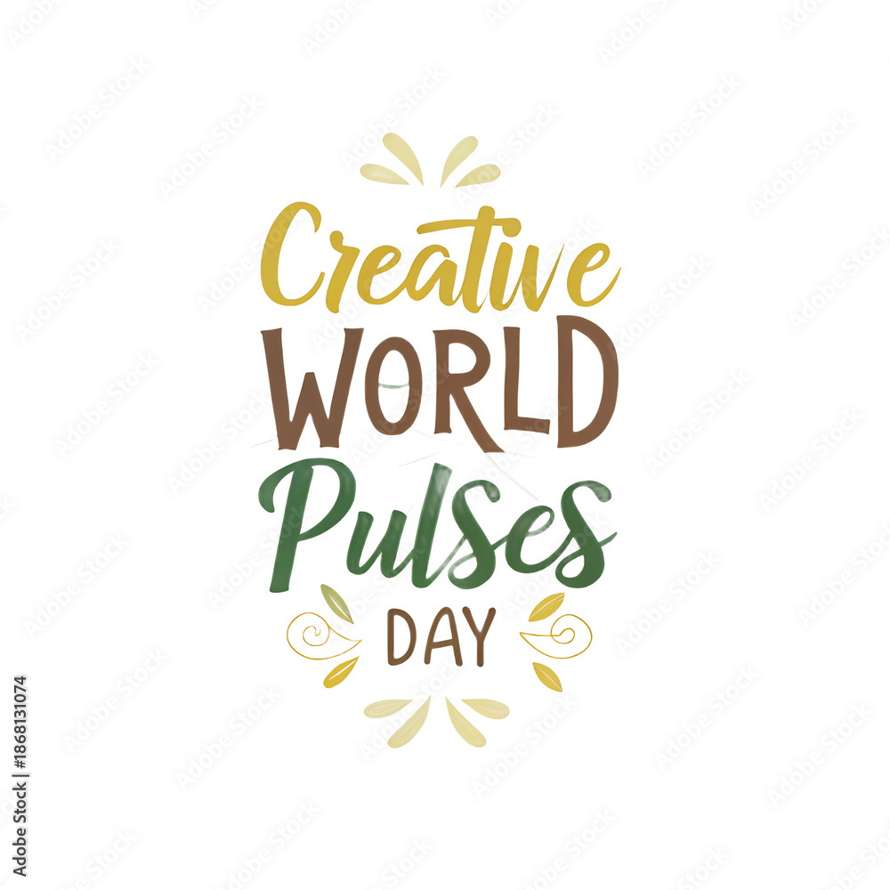 Fototapeta premium World Pulses Day Celebration, Healthy Pulses for Nutrition, Global Pulses Awareness, Pulses Farming and Sustainability, International Pulses Day Event