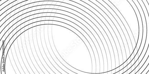 White geometric abstract background overlap layer on bright space with lines effect decoration. Modern graphic design element circles style concept for banner. eps10