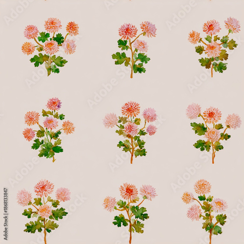 Petite Pink Blooms Vintage Seamless Pattern: A very lovely AI-generated repeatable pattern, ideal for wrapping paper, fabric, scrapbooking, stickers, notebook covers, wallpaper, and Valentine’s design
