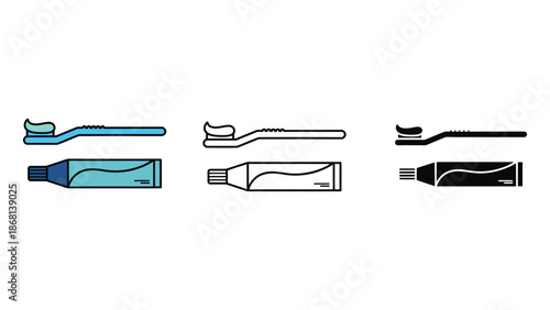 Hand drawn vector illustration of a red electric guitar and blue car isolated with metal office equipment tools like a stapler and razor as 3d objects for business
