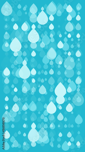 Abstract Water Droplet Background in Turquoise