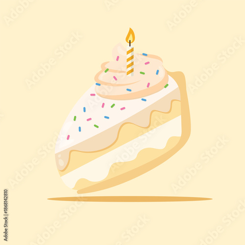 Sweet Cake Slices Collection Featuring Strawberry Cheesecake, Chocolate Cherry, and Birthday Vanilla