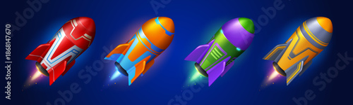 Launch spaceships, rockets to outer space