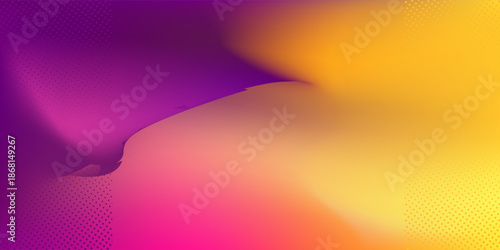 CCCCCCCCCCCCCAbstract Blurred magenta purple yellow orange magenta purple background. Soft gradient backdrop with place for text. Vector illustration for your graphic design, banner, poster - Vector