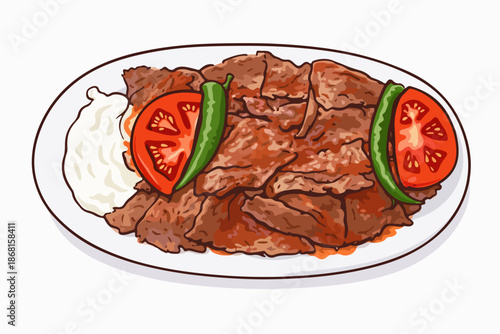 Classic Turkish Doner Service Enriched with Fresh Ingredients.