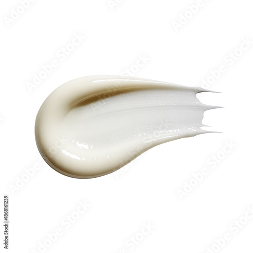 Cream Swatch White , Smooth Texture Close-up