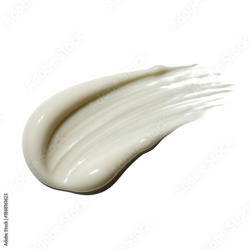 Light Green Cosmetic Cream Swatch White