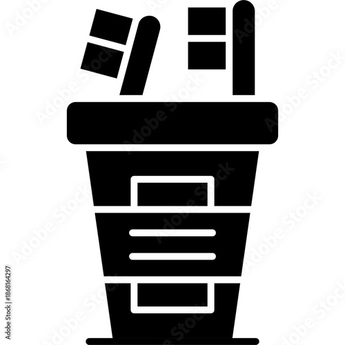 Brush Teeth Icon Vector Element