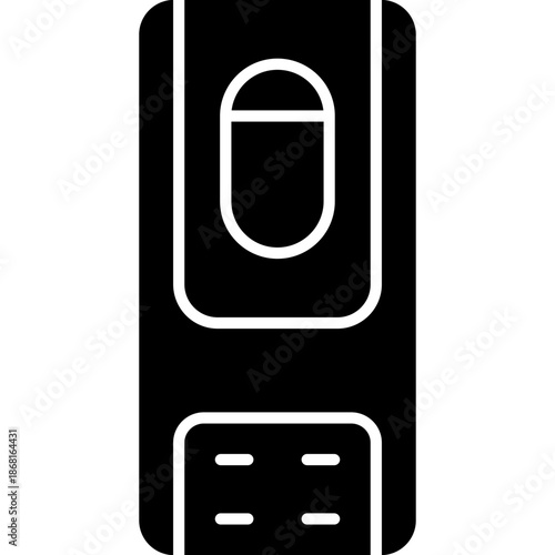 Antiseptic Dispenser Icon Vector Element
