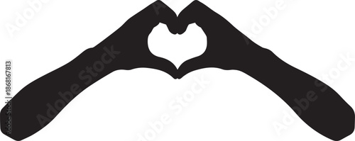 Hands forming a heart shape