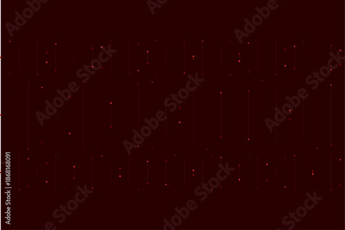 Red Medical Virus DNA Strand Background. Immunology, Infection Danger, and Disease Research Data Concept