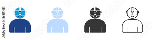  Virtual Reality Icon Set Multiple Style Collection