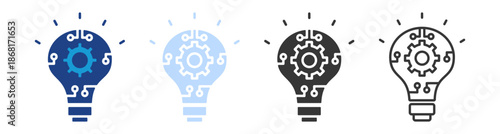  Innovation Icon Set Multiple Style Collection