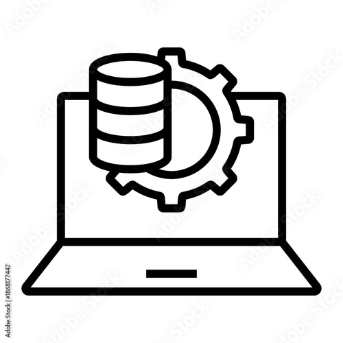 data integration Line Icon