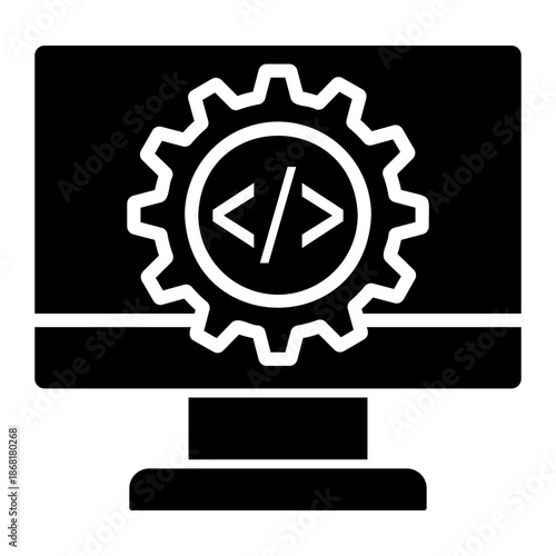 data integration Solid icon