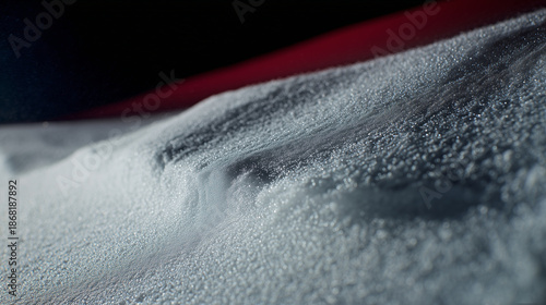Mystical Powder Landscape Glistening Under Dramatic Lighting Transforms the Ordinary Into an Extraordinary Sight of Nature's Beauty