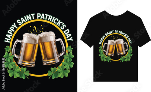 Happy Saint Patricks Day Beer Mugs