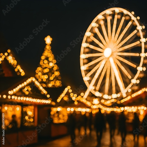 ferris wheel in the night