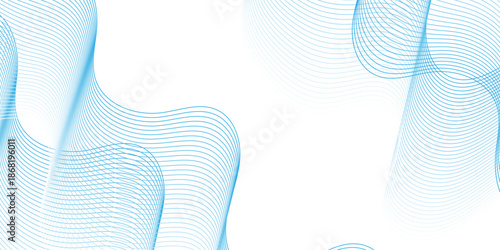 Glowing waveform frequency futuristic energy sound waves technology concept background. Abstract blue wave line vector business texture. Pattern line blend curve flow futuristic background.