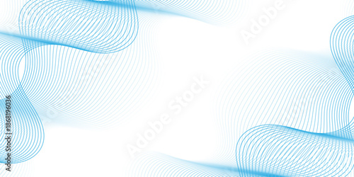 Glowing waveform frequency futuristic energy sound waves technology concept background. Abstract blue wave line vector business texture. Pattern line blend curve flow futuristic background.